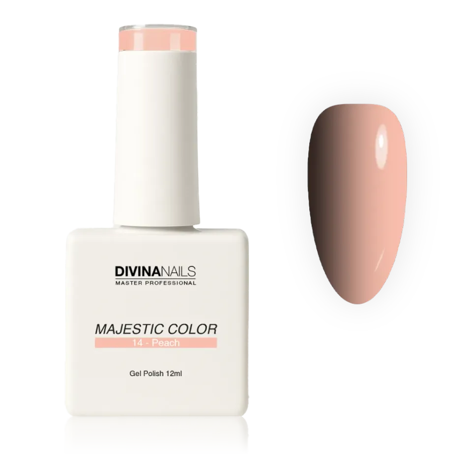 Diva Nails Majestic Color 14 Peach Smalto 12ml Rosa