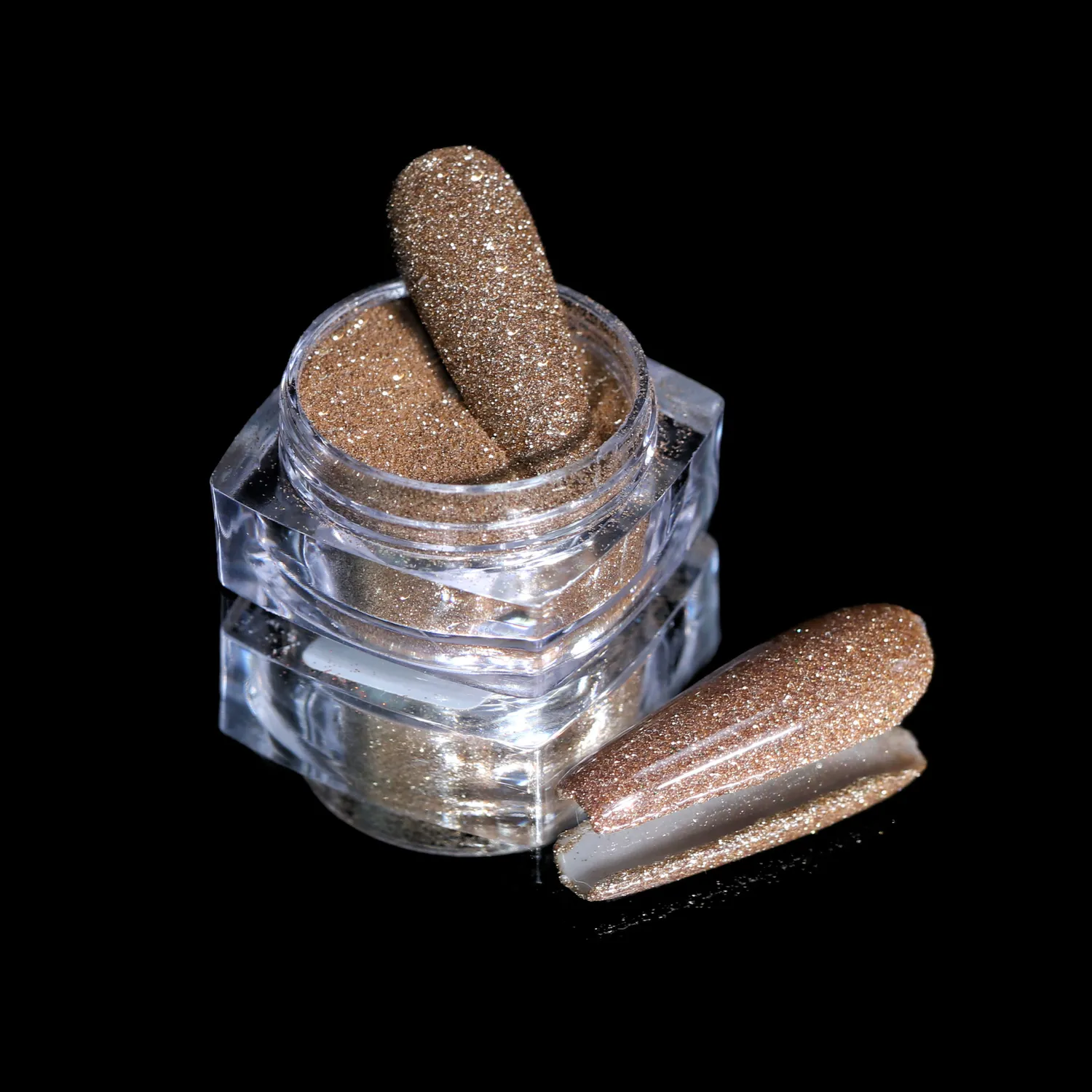 Komilfo Glitter 110 glitter unghie 2,5 g oro tenue 0,08 mm