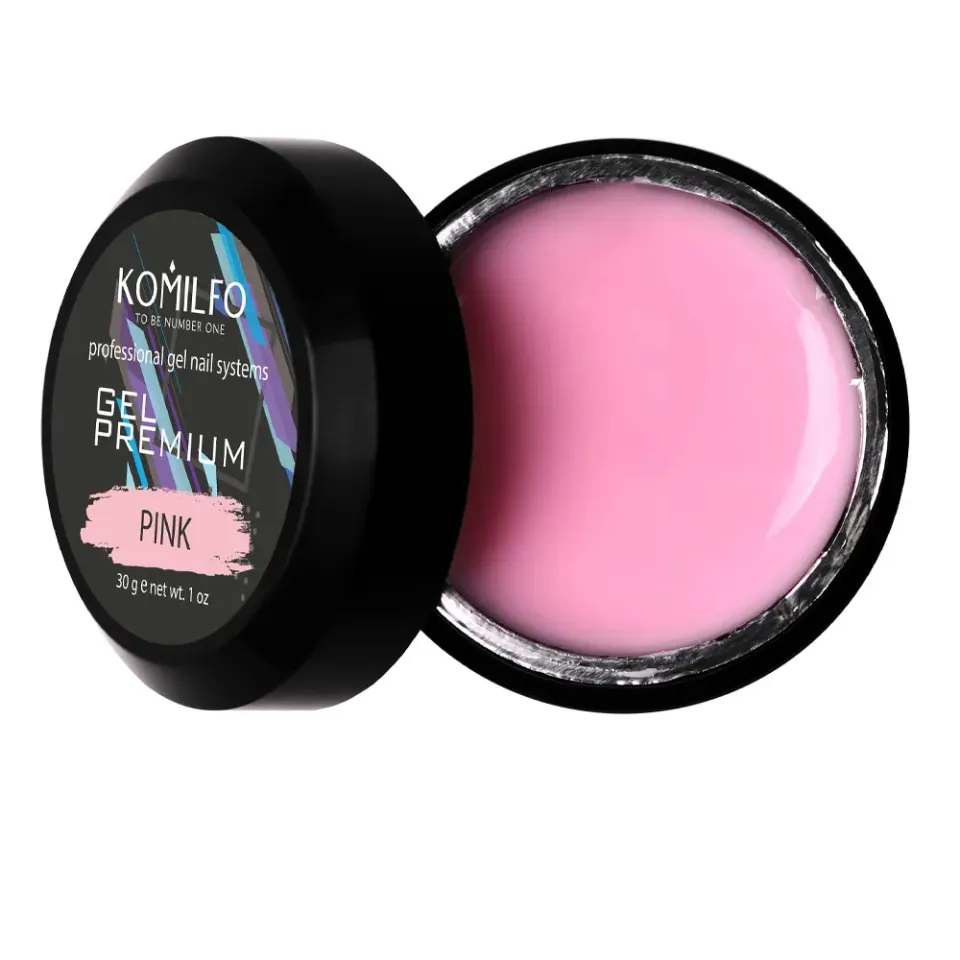 Komilfo Premium Pink gel costruttore rosa 30 g
