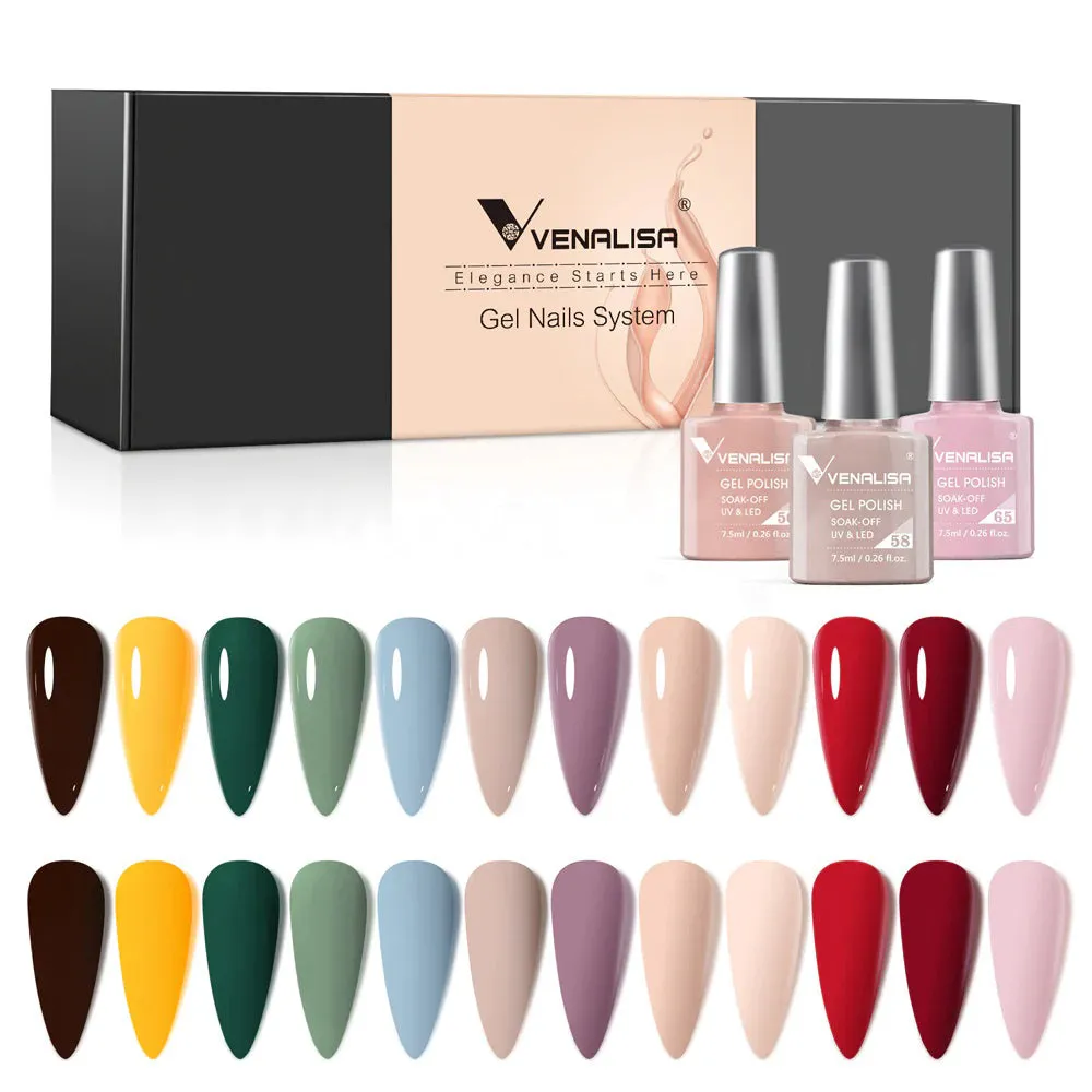 Venalisa Any Time smalti semipermanenti 12 colori 7,5ml TPO free
