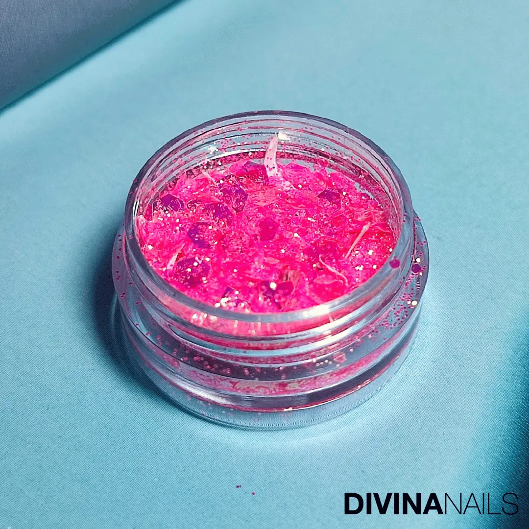 Diva Nails Holo Flakes Virgin polvere glitter 2g olografica