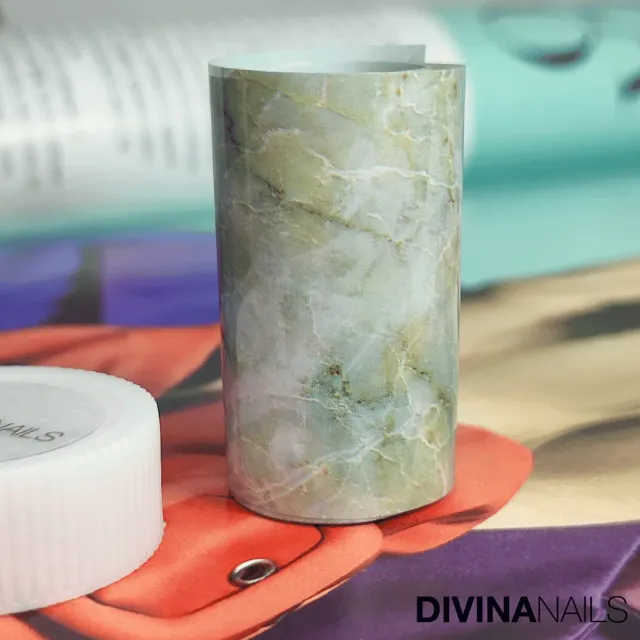 Diva Nails Foil Roll Ocean Marble foil unghie blu