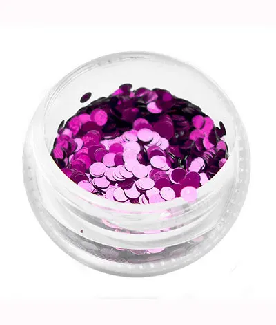 Komilfo Disco Design 009 paillettes unghie viola 2mm 1g