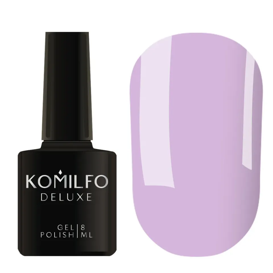 Komilfo Deluxe D185 smalto semipermanente lilla chiaro 8 ml