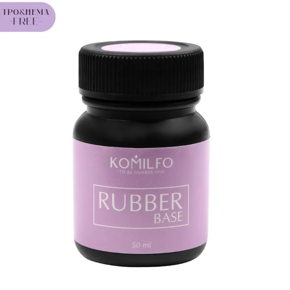 Komilfo Rubber Base HEMA/TPO free base semipermanente 50 ml barattolo
