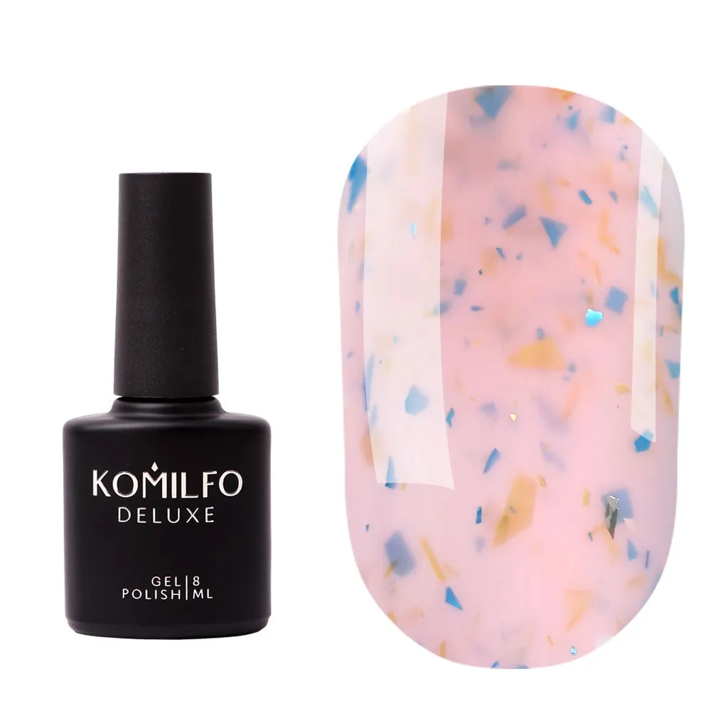 Komilfo Potal Base P023 base rosa latte 8 ml foglia