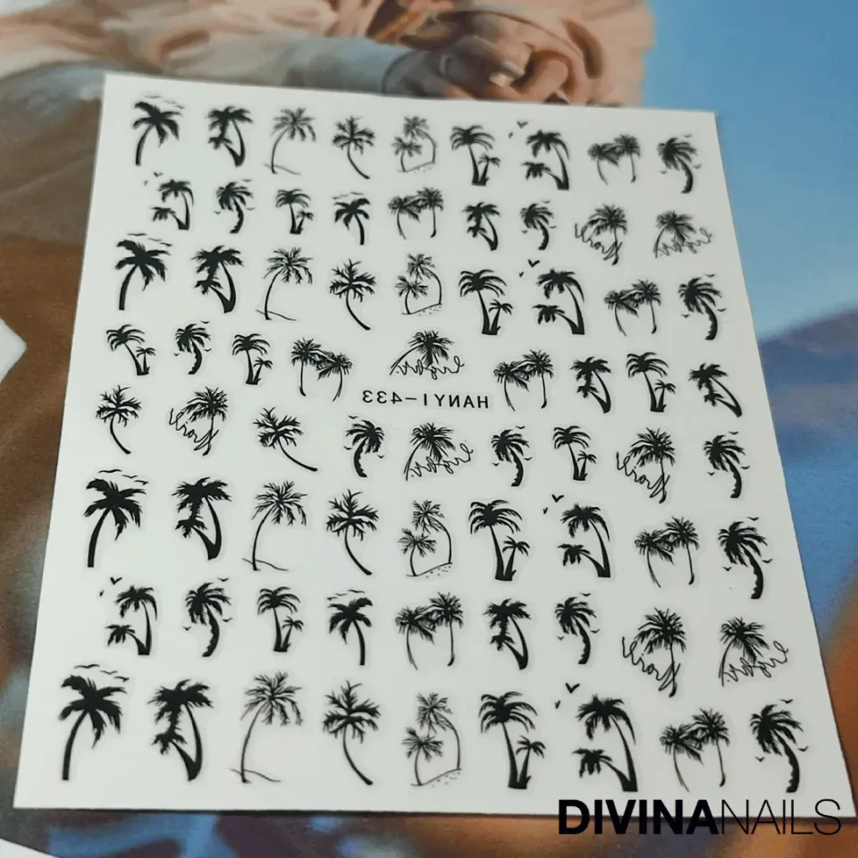 Diva Nails Stickers Tropical Palms decorazioni unghie adesive