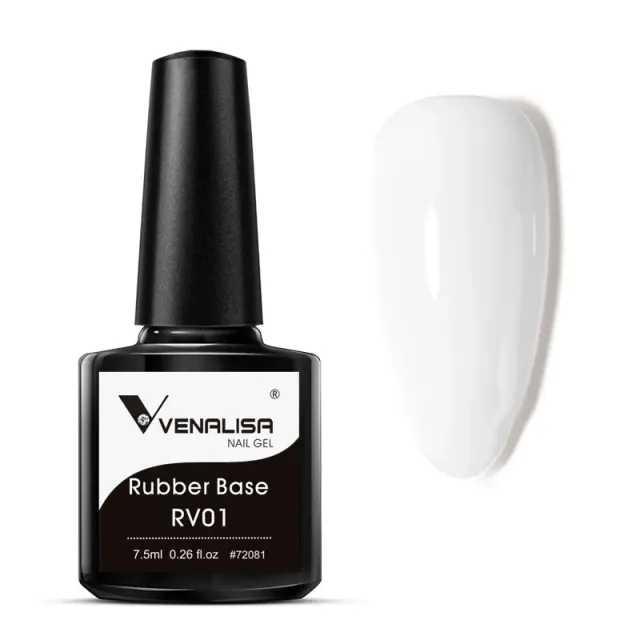 Venalisa RV01 rubber base gel milky white 7,5ml
