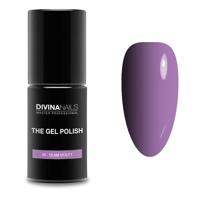 Diva Nails The Gel Polish 46 Glam Violet semipermanente 8ml