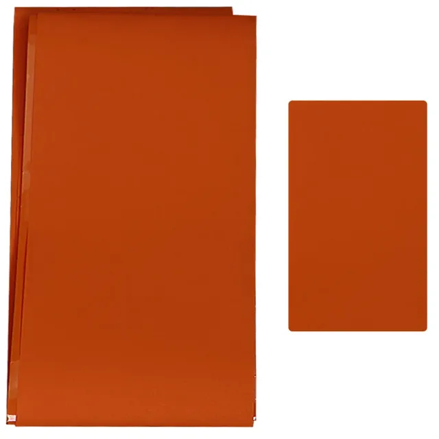 Komilfo Craquelure Foil Unghie Arancione Opaco