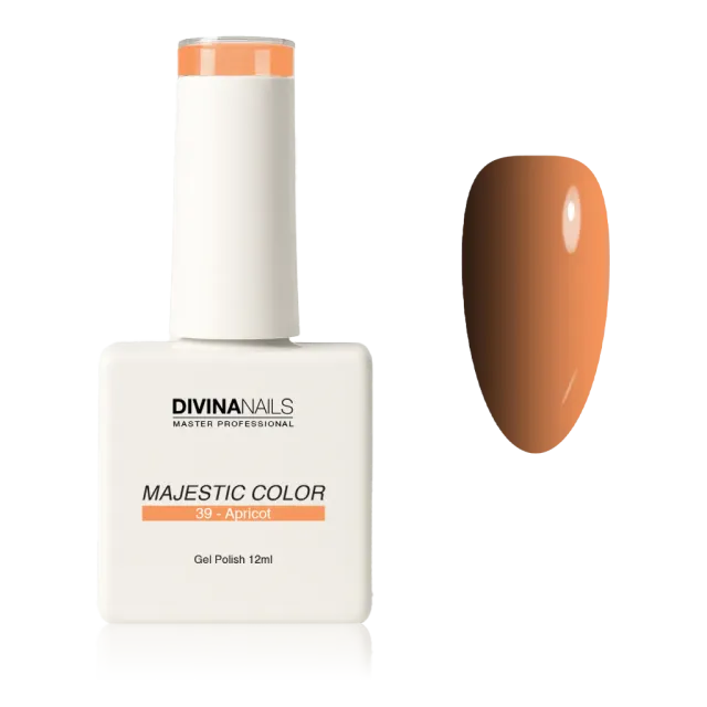 Diva Nails Majestic Color 39 Apricot smalto semipermanente 12ml pastello