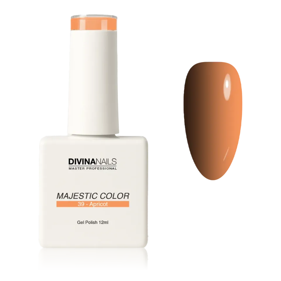 Diva Nails Majestic Color 39 Apricot smalto semipermanente 12ml pastello