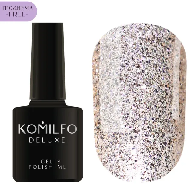 Komilfo Glitter G005 smalto semipermanente glitter 8 ml