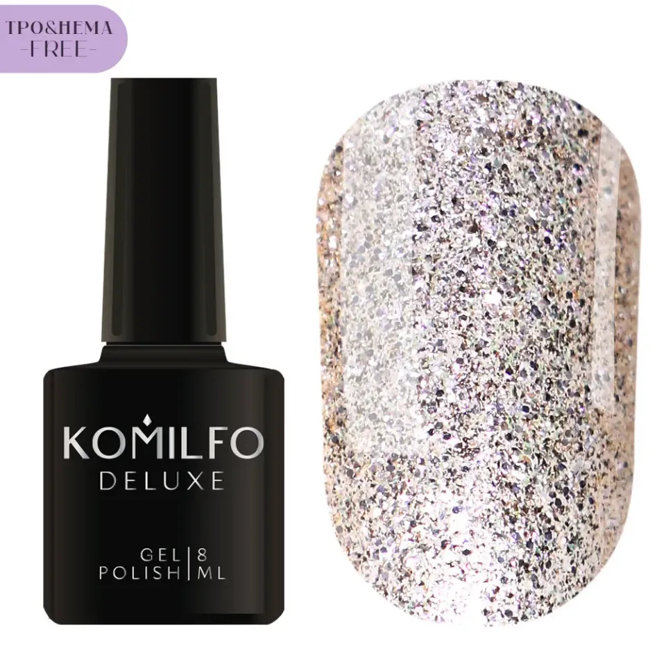 Komilfo Glitter G005 smalto semipermanente glitter 8 ml