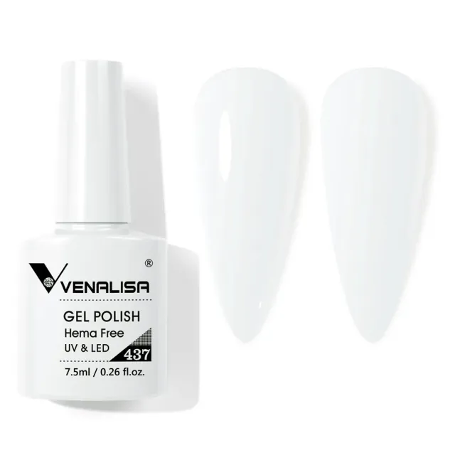 Venalisa 437 smalto semipermanente bianco puro 7,5ml