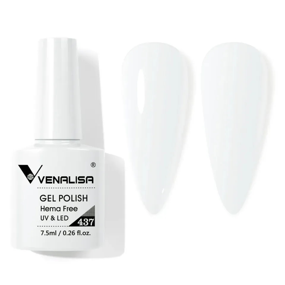 Venalisa 437 smalto semipermanente bianco puro 7,5ml