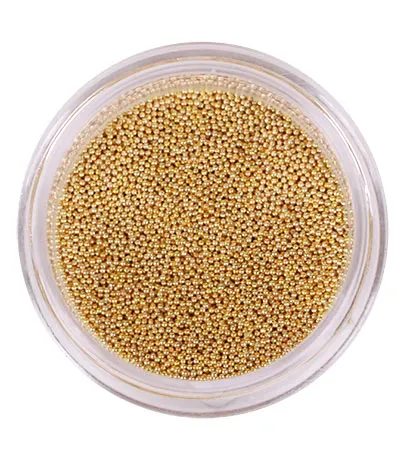 Komilfo Microperle Oro decorazioni unghie 0,4 mm 6 g