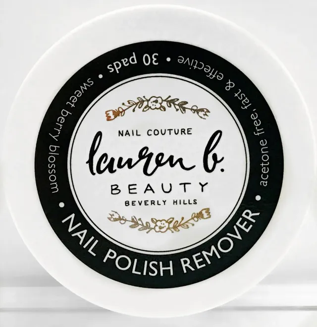Lauren B Nail Polish Remover Pads 30 dischetti senza acetone