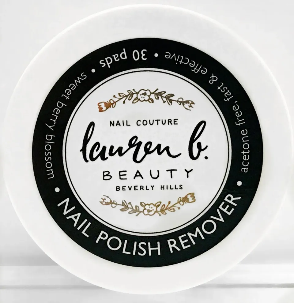Lauren B Nail Polish Remover Pads 30 dischetti senza acetone