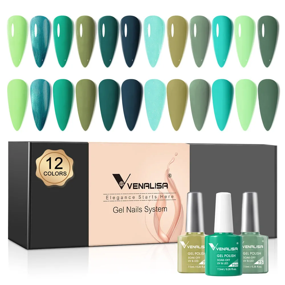 Venalisa smalto semipermanente kit 12 colori 7,5ml TPO free