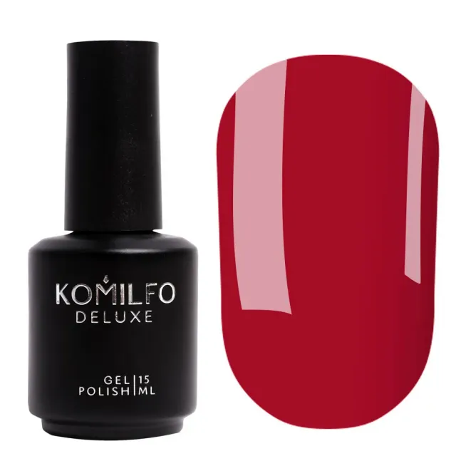 Komilfo Deluxe Series D086 smalto semipermanente 15 ml rosso ciliegia