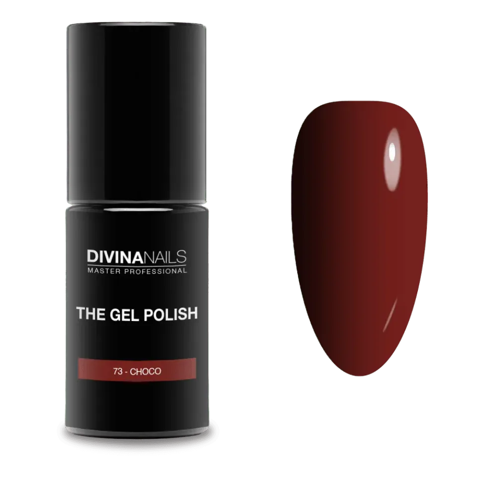 Diva Nails The Gel Polish 73% Choco semipermanente 8ml marrone