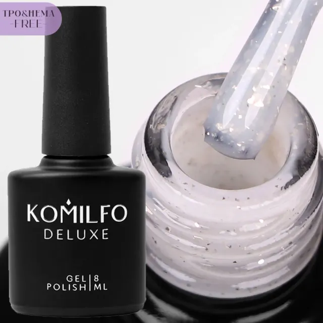 Komilfo Potal Base P001 base semipermanente 8 ml foglia oro