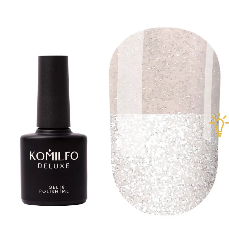 Komilfo Luminous 004 base semipermanente 8 ml rosa grigio