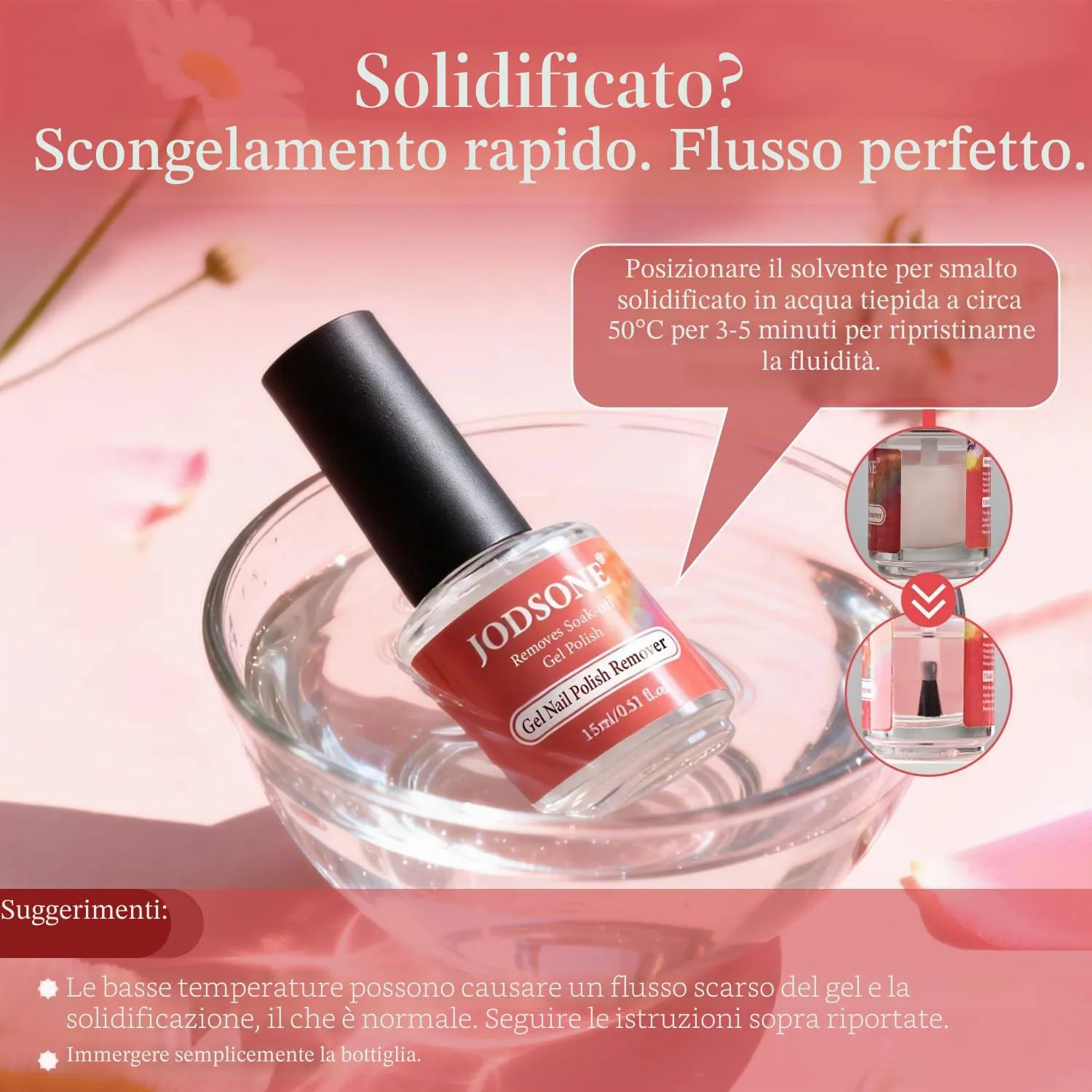 Jodsone Remover semipermanente 2x15ml rapido 3-5 min