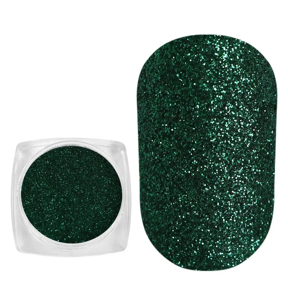 Komilfo 058 glitter unghie verde 0,08 mm 2,5 g