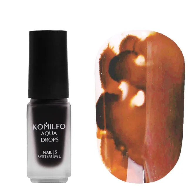 Komilfo Aqua Drops Beige 002 acquerello unghie 5 ml beige