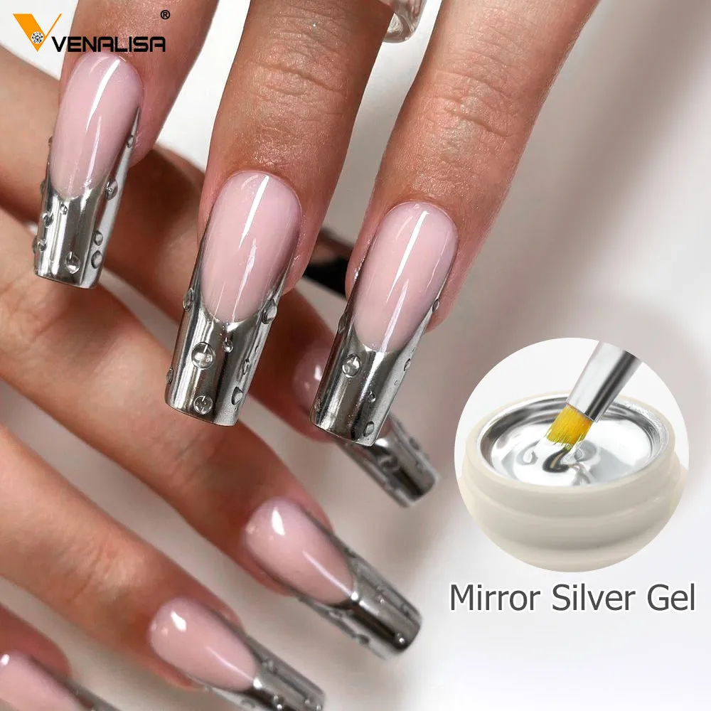 Venalisa Mirror Silver Gel painting argento 5g effetto specchio