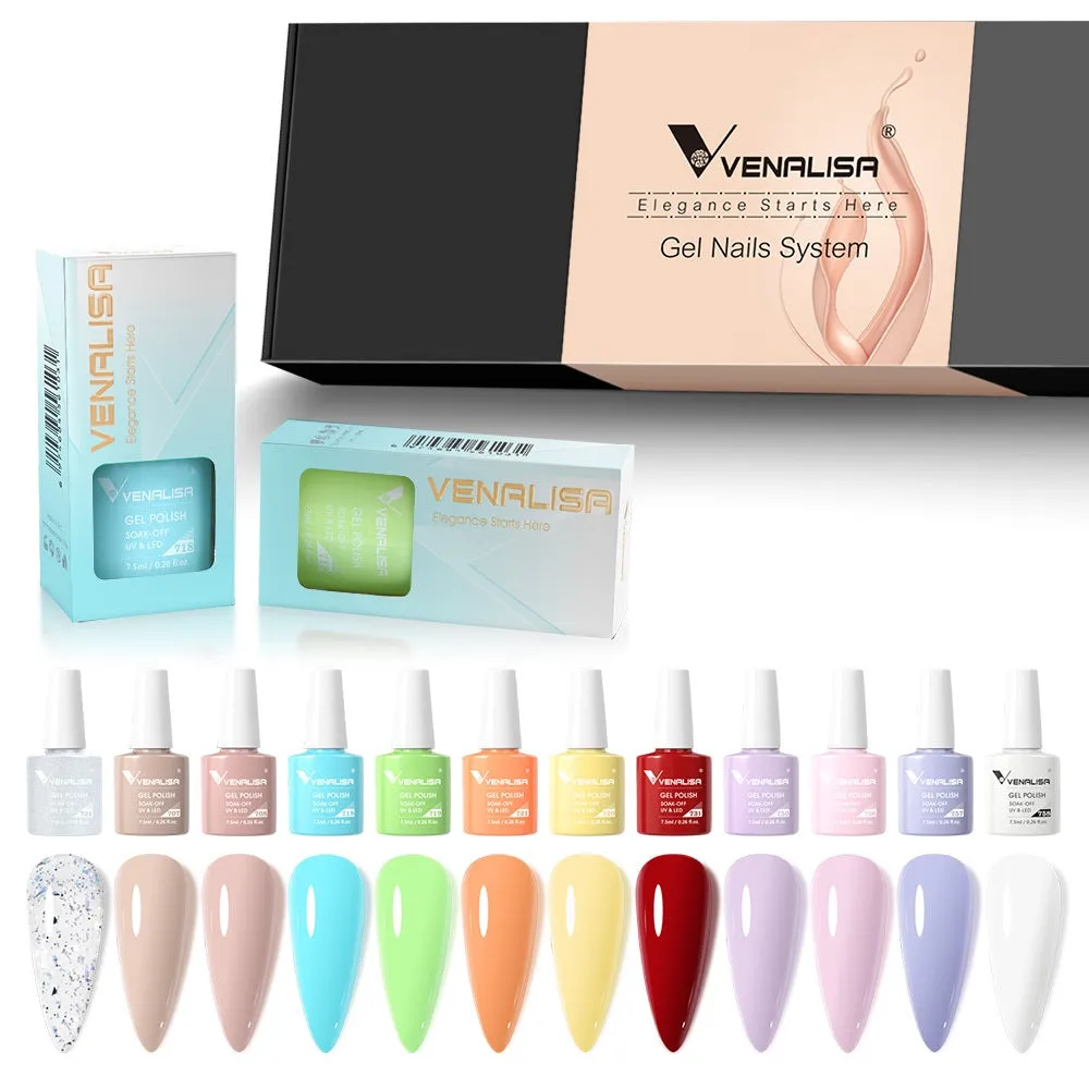 Venalisa H437 set 12 smalti semipermanenti 7,5ml coprente