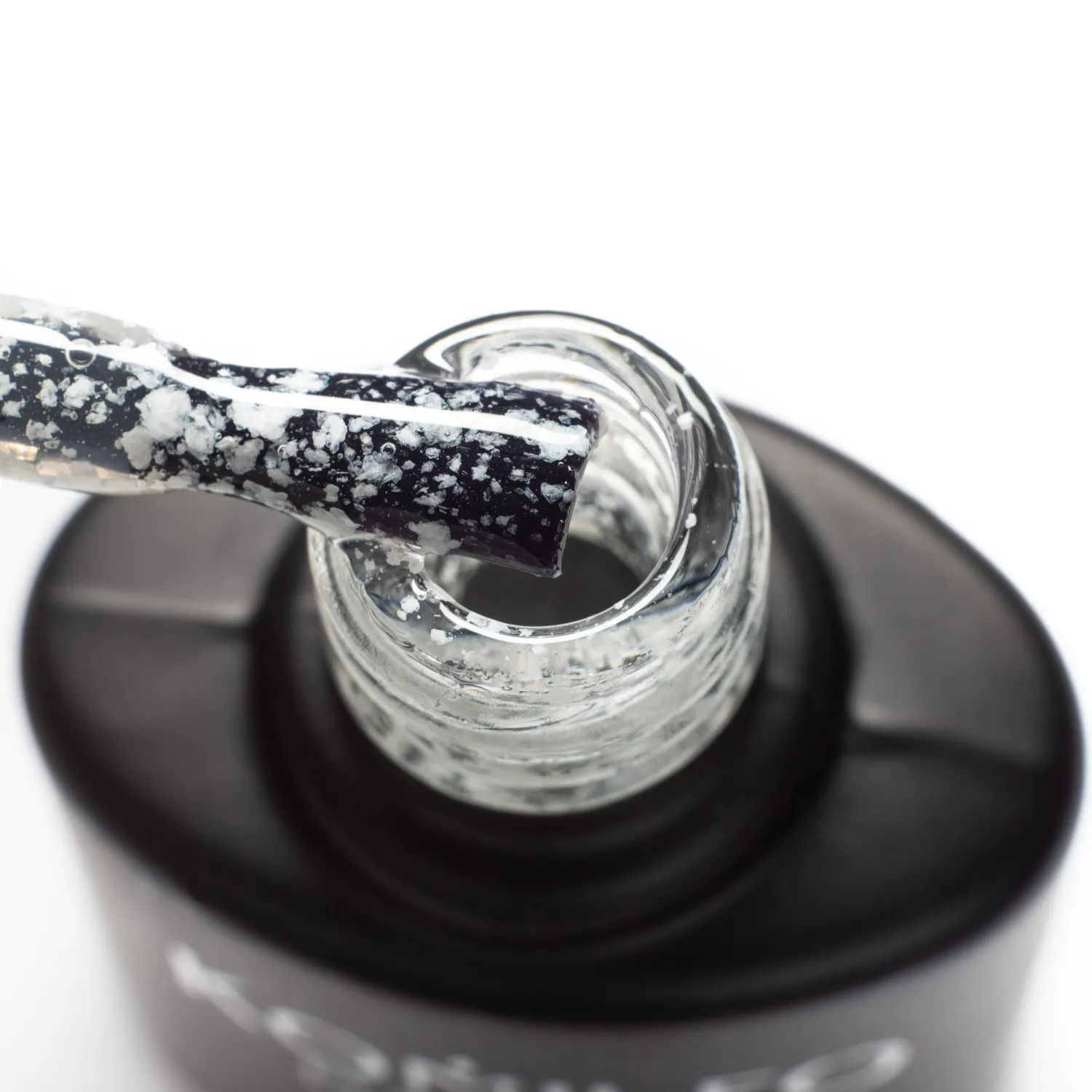 Komilfo No Wipe Snow top unghie 8 ml particelle bianche