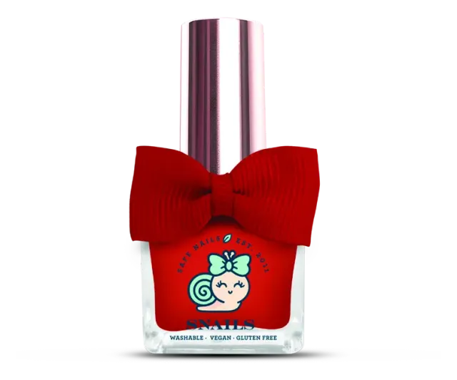 Snails Lady Bird smalto rosso bambina ad acqua