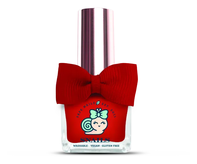 Snails Lady Bird smalto rosso bambina ad acqua