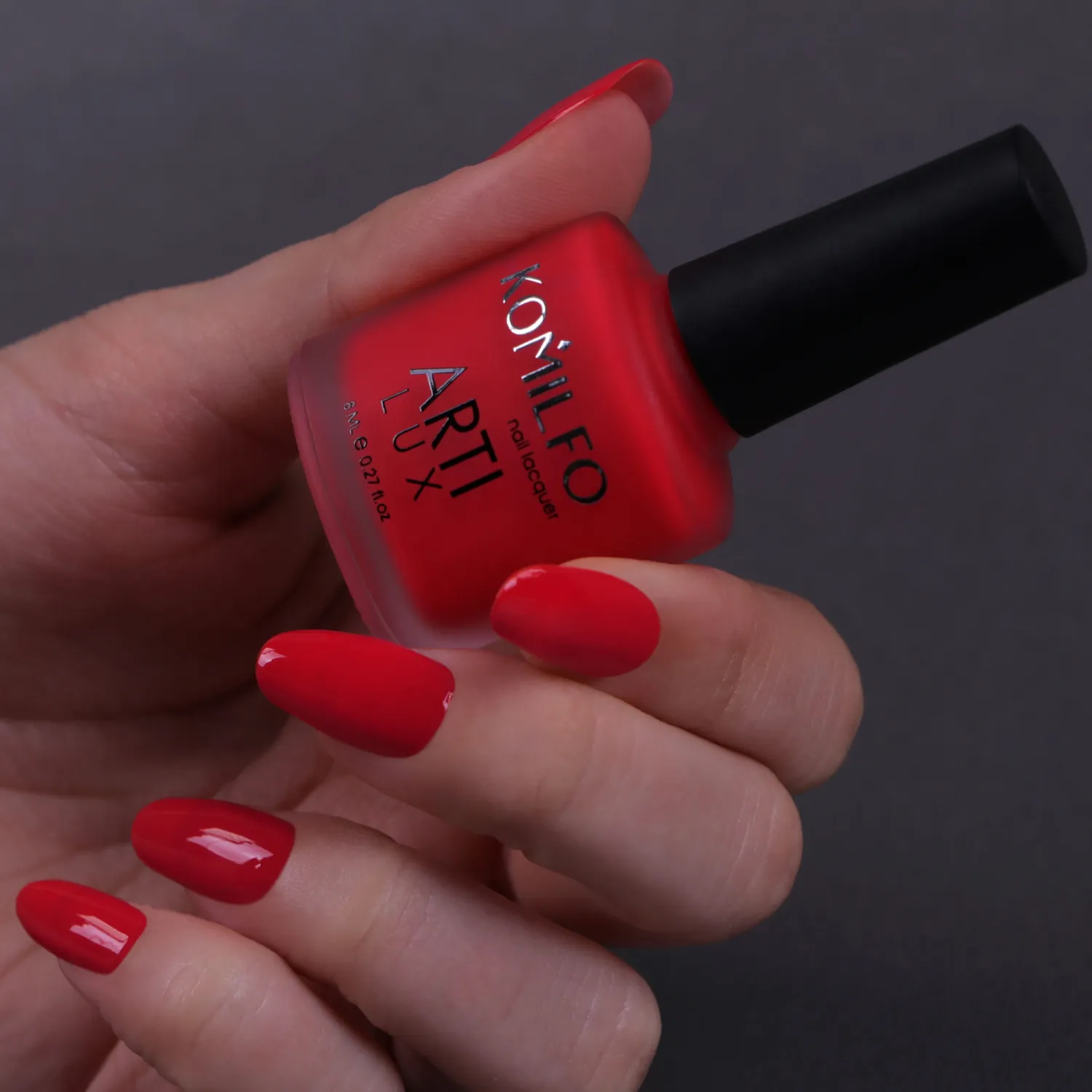 Komilfo ArtiLux 019 smalto classico 8 ml rosso rosato