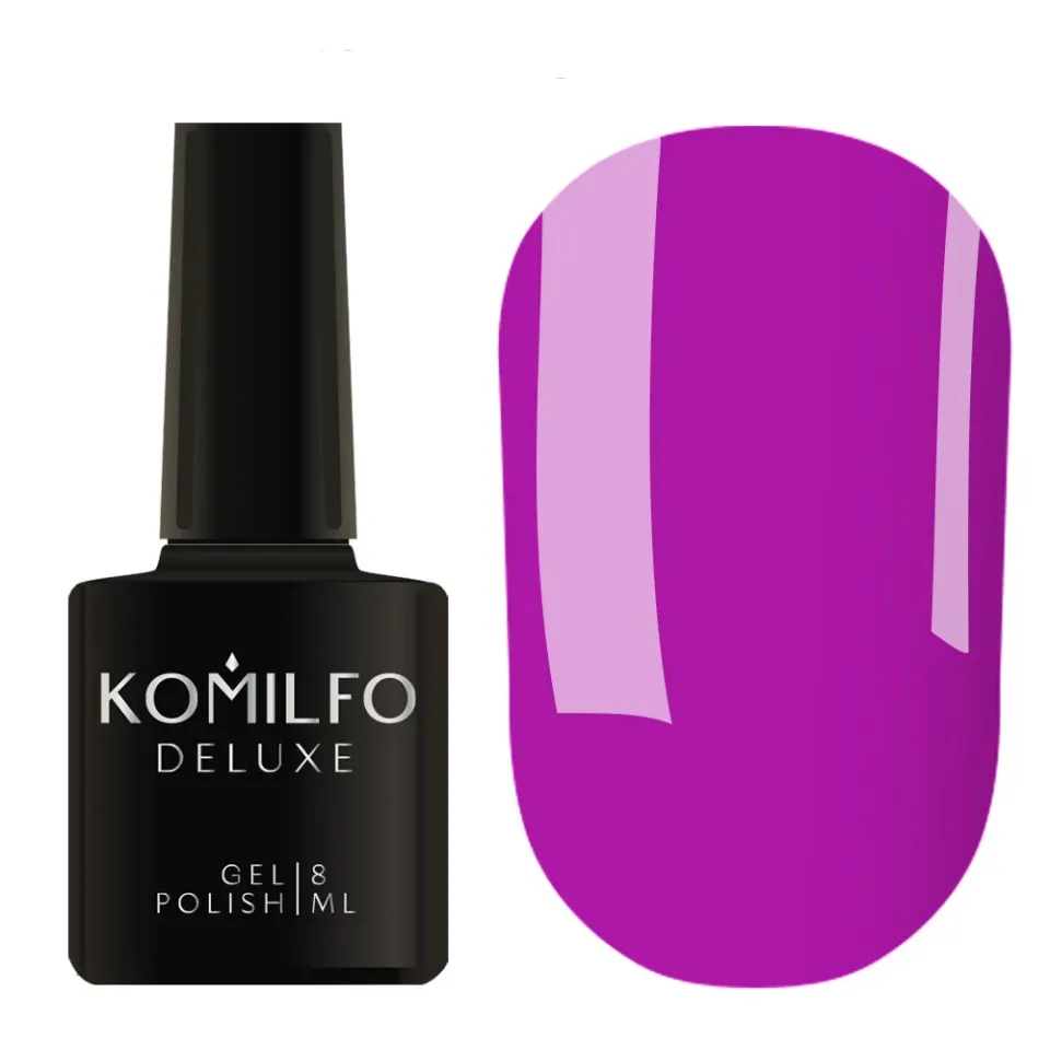 Komilfo Deluxe D047 smalto semipermanente viola melanzana 8 ml