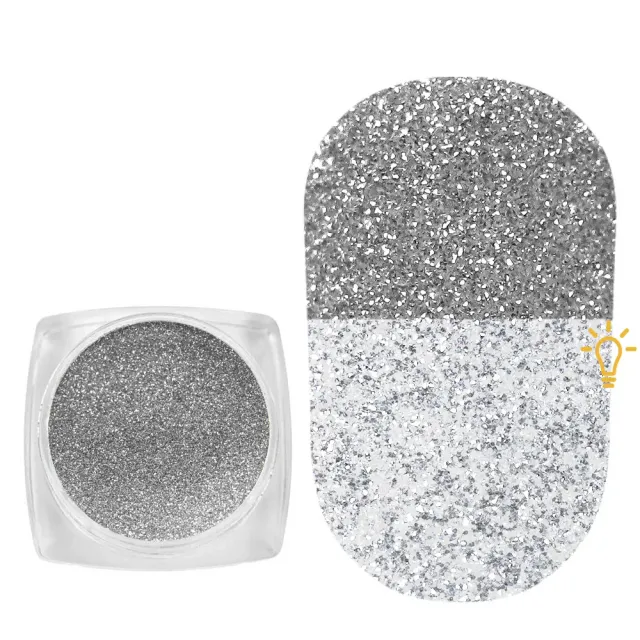 Komilfo Luminous Glitter Unghie Riflettente 0,1 mm 1,5 g