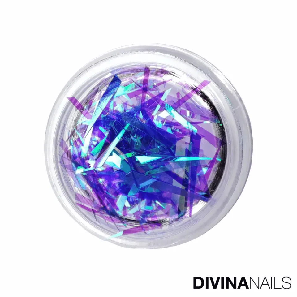 Diva Nails Shapes Foil Lapis Lazuli foil unghie metal blu