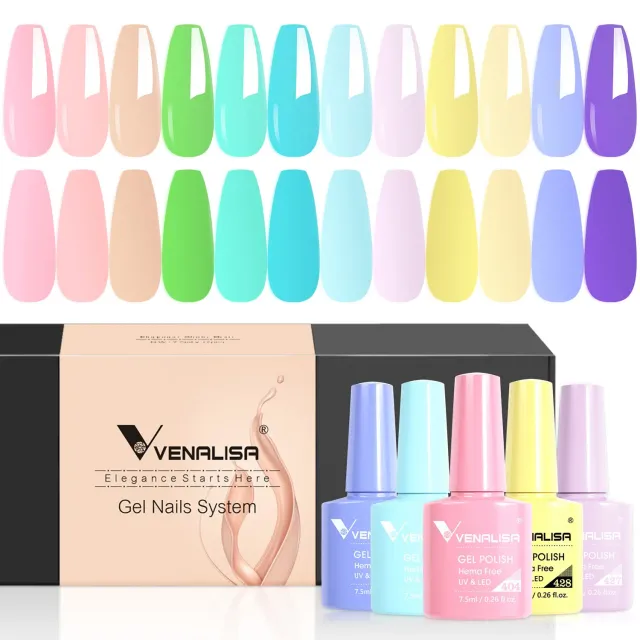 Venalisa Z0705 smalto semipermanente 12pz colore pieno