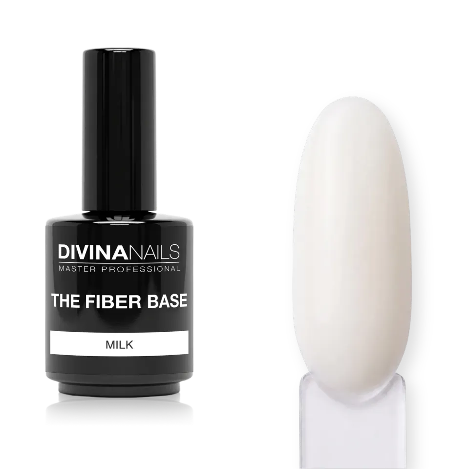 Diva Nails The Fiber Base 02 Milk base semipermanente 15ml latte