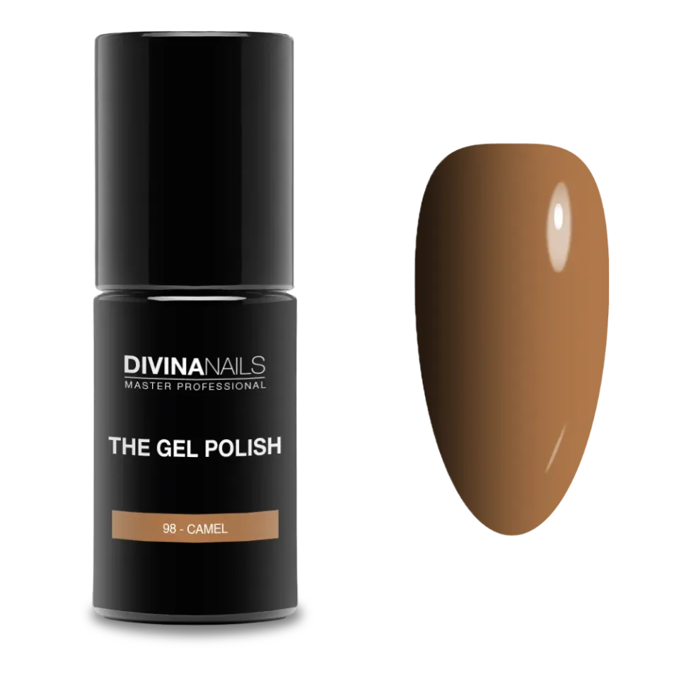 Diva Nails The Gel Polish 98 Camel smalto semipermanente 8ml marrone