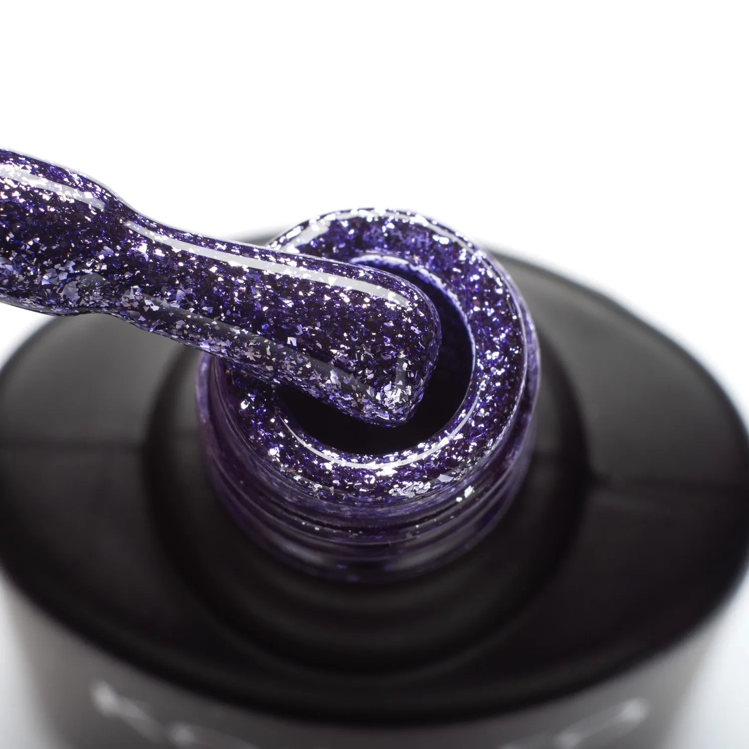 Komilfo Liquid Glam Gel LGG008 gel unghie 8 ml viola