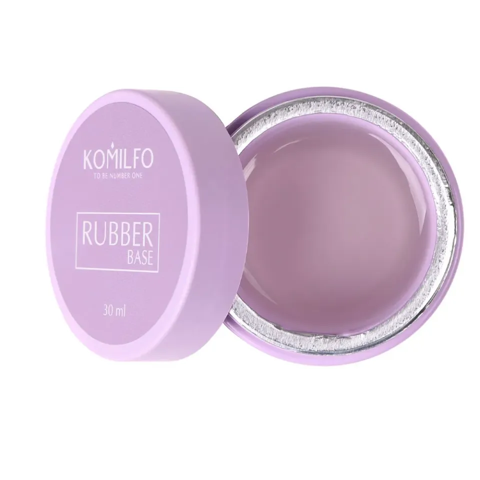 Komilfo Rubber base semipermanente 30 ml senza pennello elastic