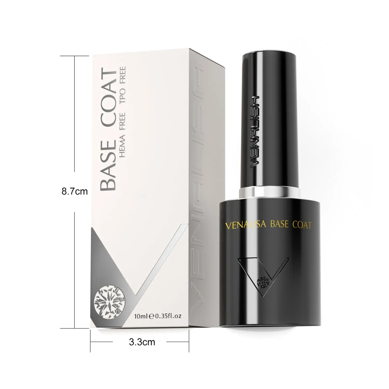 Venalisa Base Coat Gel 10ml UV/LED Anti-Chipping TPO Free
