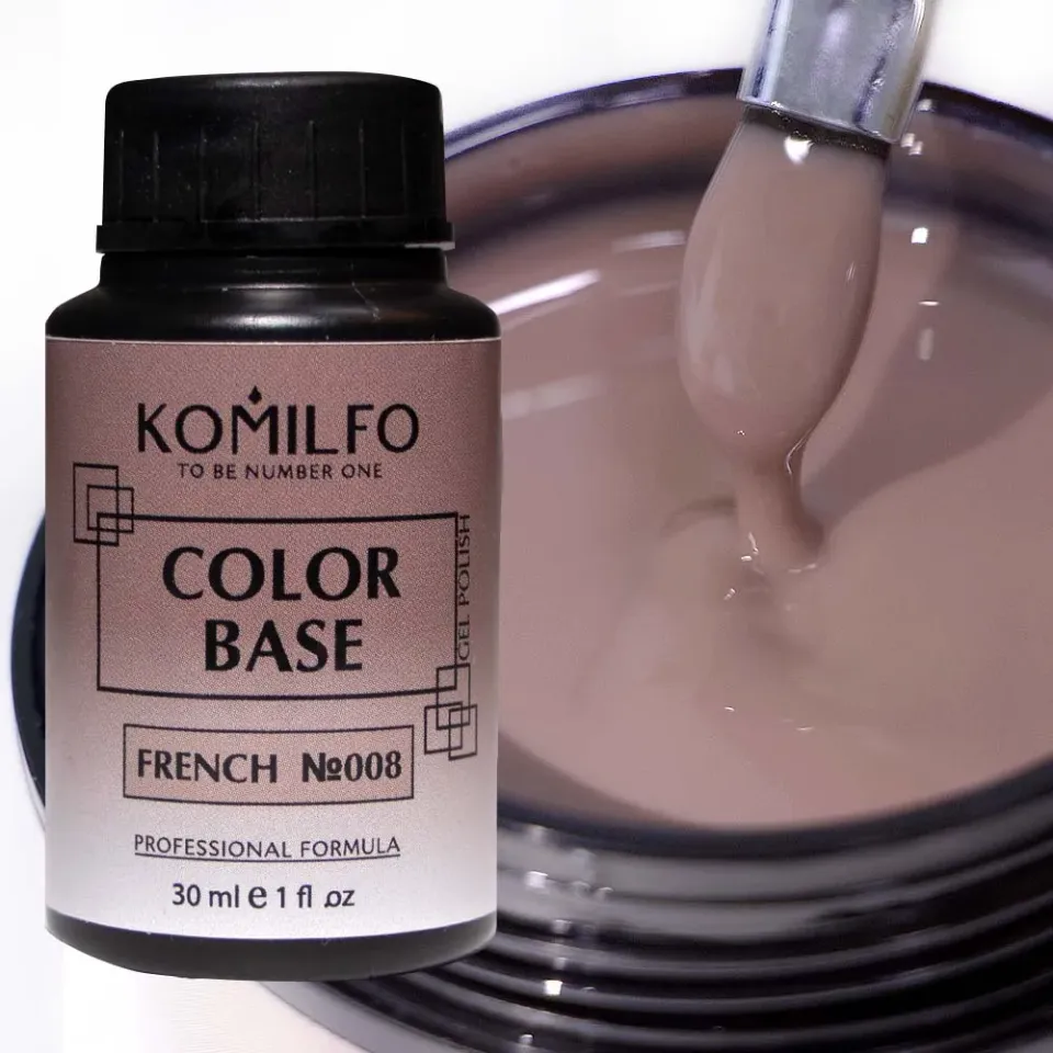 Komilfo Color Base French 008 base semipermanente 30 ml nude