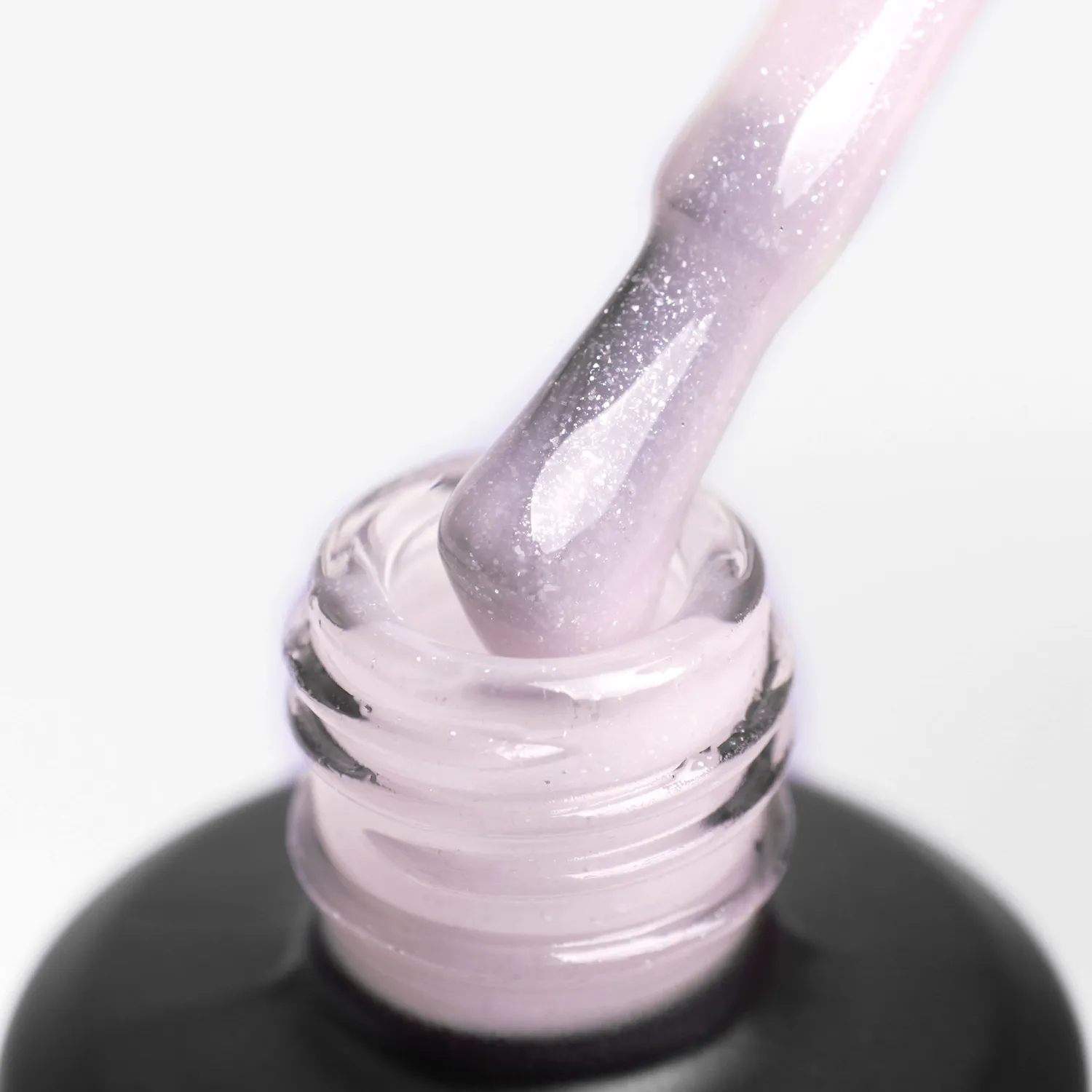 Komilfo PolyGel 008 gel unghie 15 ml milky glitter