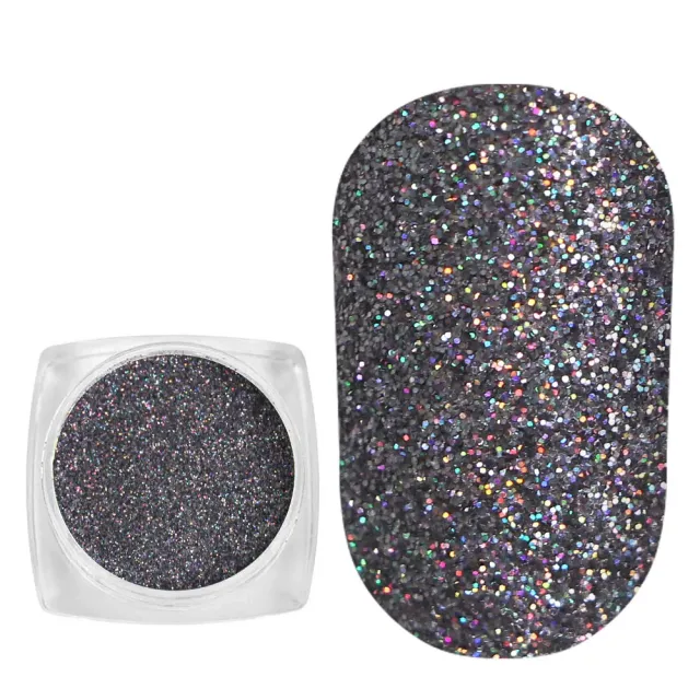 Komilfo Spangles 104D Glitter Unghie Argento Olografico 2,5 g