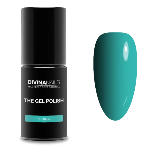 Diva Nails The Gel Polish 21 Baby semipermanente 8ml azzurro